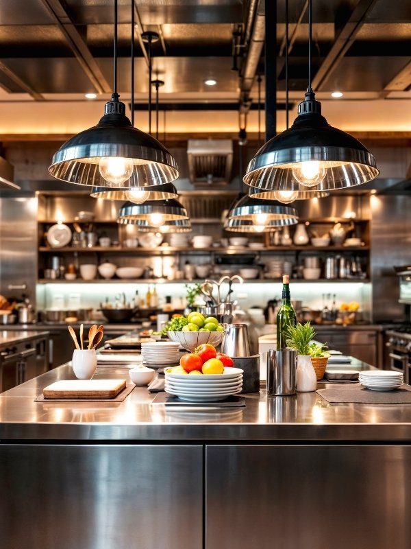 sorgfältige und saubere Küche